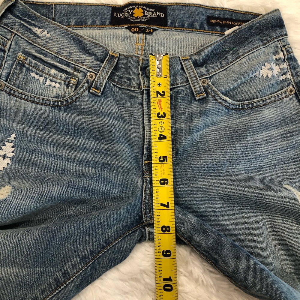 Lucky Brand Sienna SLim Boyfriend Jeans 00/24 - Picture 5 of 8